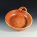 Brie Baker / Dip Dish in Shino Glaze / Baking Dish /Serving / Individual Baker / Wheel Thrown Pottery in Stoneware Clay