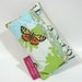 Tissue Pouch- Travel Tissue Case using Michael Miller French Journal Collection Anjou Pour Vous Yellow fabric