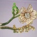 NOLAN MILLER Country Garden Floral Enamel Rhinestone Pin Brooch