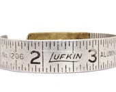 Vintage Lufkin Ruler Bangle with Emblem