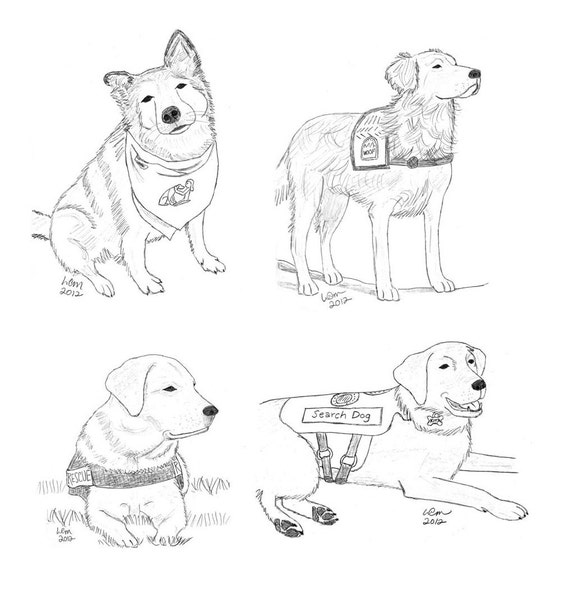 Service Dog Notecards