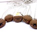 Best Friend BFF Happy Potatoes 5 Necklace Set - Polymer Clay Charms - Ready to Ship