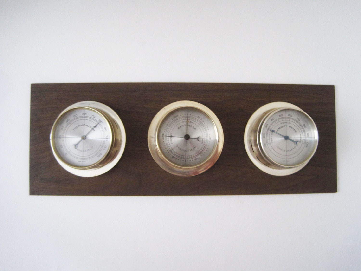 Vintage Thermometer Barometer Humidity Meter Wall Hanging