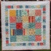 Fresh & Fun Modern Patchwork Crib Quilt or Wall Hanging