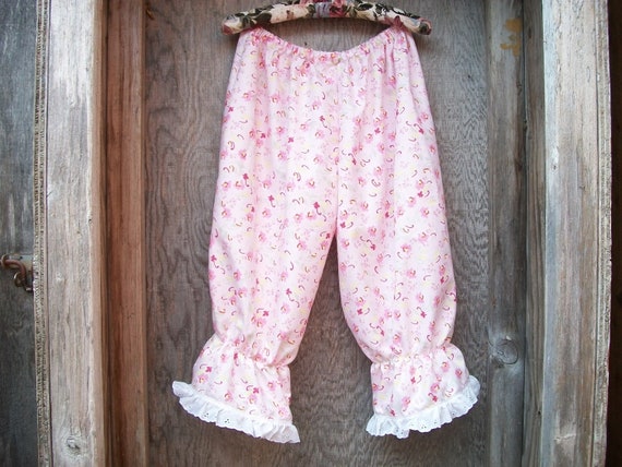 Bloomers Victorian Style Women's Pink Floral by GratefulBeads