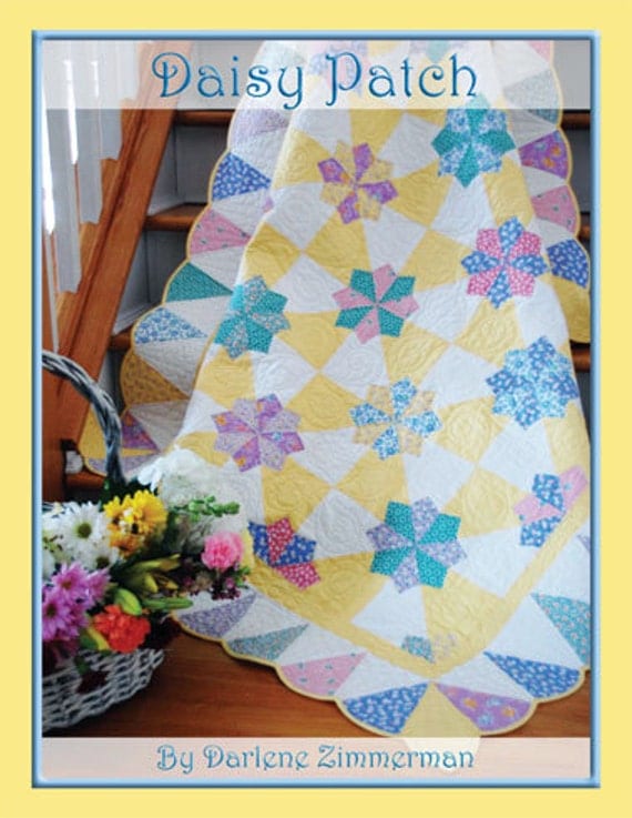 Daisy Patch Quilt Pattern By Darlene Zimmerman For Needlings