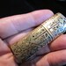 Fancy Victorian etched brass USB drive
