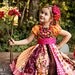 LAST ONE The Autumn Rose dress by Corinna Couture
