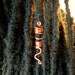 Orange Colored Copper Loc Hair Jewelry for Babylocs Sisterlocks, Braids, and Twists