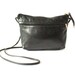 Vintage Small Black Leather Crossbody Purse