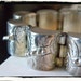 Old Mexican Mexico Solid Modern Sterling Silver 925 Bead Dome Bracelet Heavy