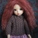 Lovely Dark Auburn mohair wig for Littlefee / other YoSD sized / Enyo / Unoa doll