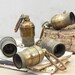 5 vintage P & S fat boy lamp sockets