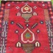 Deep Red Baluchi rug/kilim from Afghanistan. Hand woven.