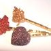 Glittering FAll Leaves Bobby Pins Set of 3