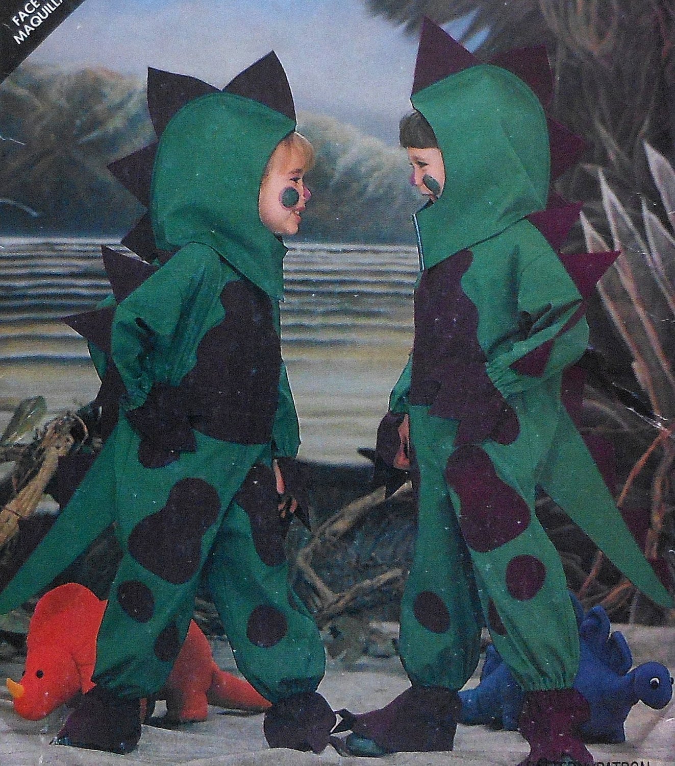 Dinosaur Costume Sewing Pattern Childs Sizes 26x UNCUT