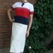 Vintage 1930s Off White Linen Summer Skirt