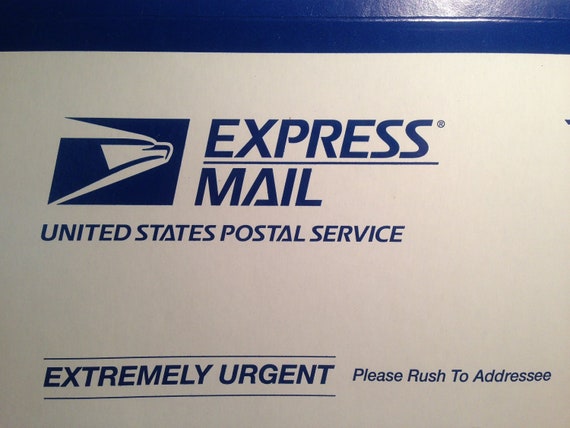 Overnight Express USPS PriorityMail Express by LiquidNymph on Etsy