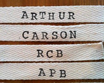 Personalized Fabric Label