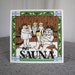Finnish Sauna Wall Decorative Tile -- Scandinavian 1960s 1970s