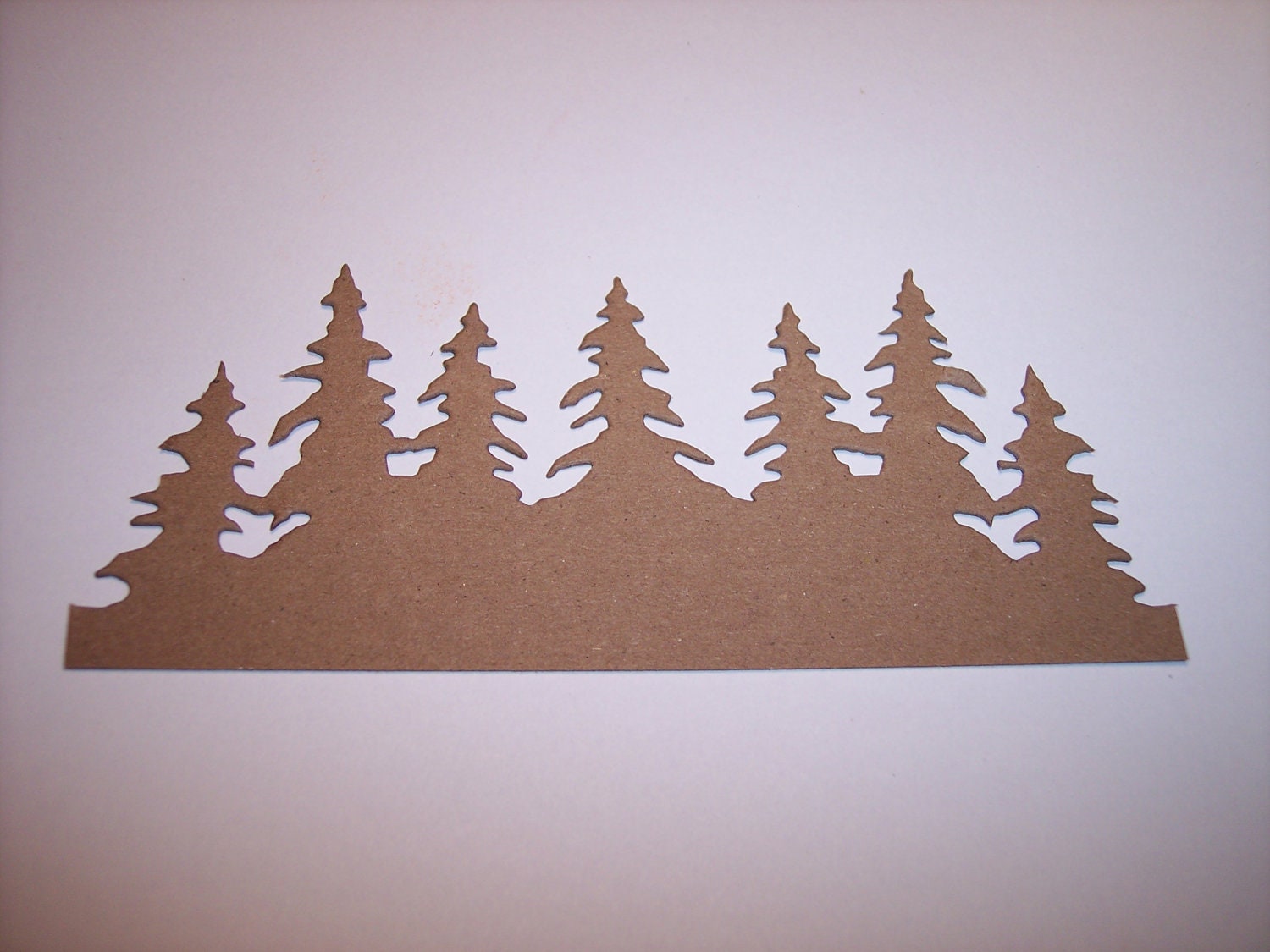 Pine Tree Border Die Cut set of 4