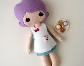 Outfit - Baking Set pdf Pattern for Best Friends Dolls - Instant Download