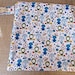 Medium Wet Bag - Michael Miller Galaxy Visa Blue