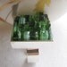 Green Stained Glass Ring, Green Mosaic Ring, Chunky Green Ring, Bold Ring, Big Ring Green