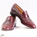 Vintage Mens Brogues / Burgundy Red Dandy Shoes / sz EUR 41 / USA mens 8