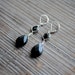 Black Onyx Sterling Silver Earrings