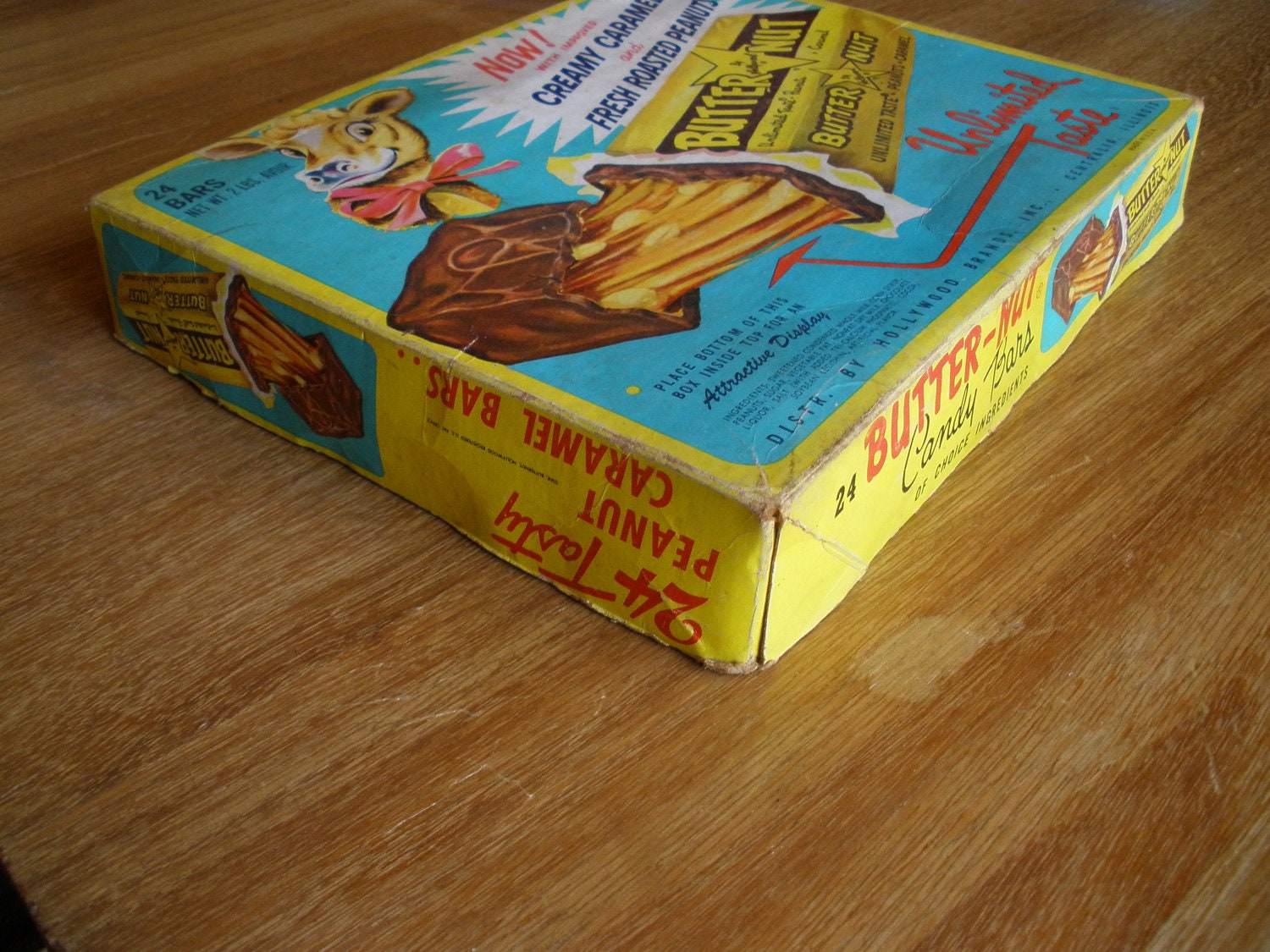 Butter Nut Candy Bar Box 1960s Advertising Display Box