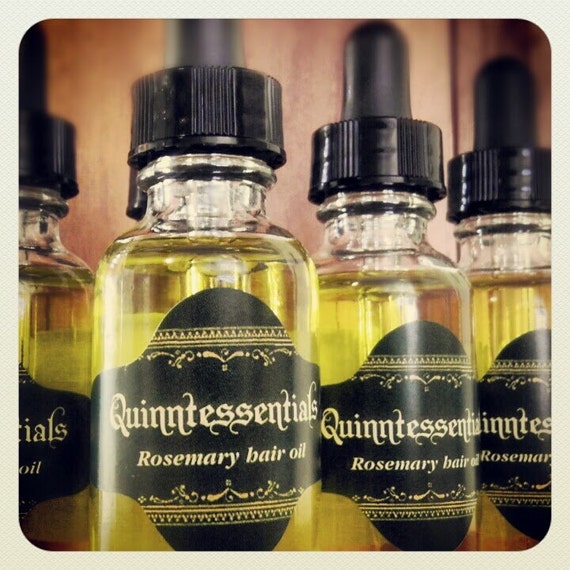 Organic Rosemary Hair Oil By Quinntessentials On Etsy 8788