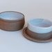 French Butter Keeper - French Butter Dish - Ceramic Butter Keeper - Ceramic Butter Dish