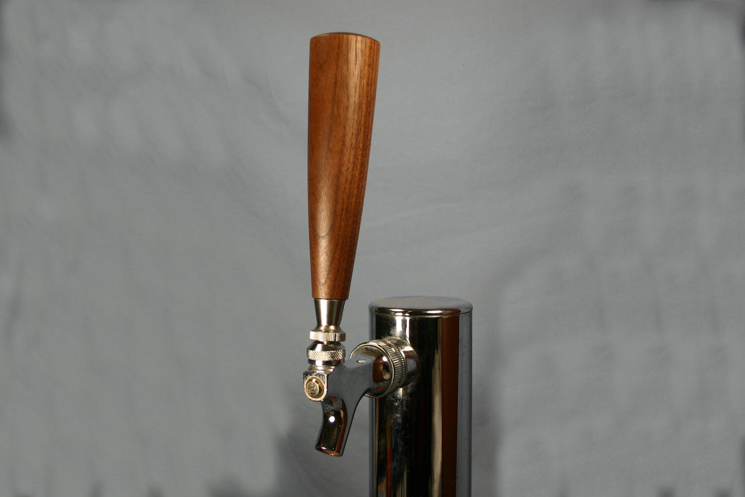 Wood Beer Tap Handle Black Walnut 6 Inches Tall Made To