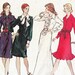 70s Vintage Sewing Pattern Vogue 2749 Dresses Size 12 Bust 34
