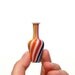 Rainbow Stripes Mini Vase, Hand Blown Glass