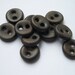Inbetweenie Fudge Brown Ceramic buttons