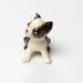 adorable seated boston terrier puppy collectible figurine