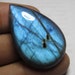 AAAA - So Gorgeous High Quality Full Flashy Aqua Blue Fire LABRADORITE -Smooth Pear Briolett Focal Drilled Huge size - 22x35 mm approx