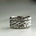 Romantic Stacking Rings in Sterling Silver
