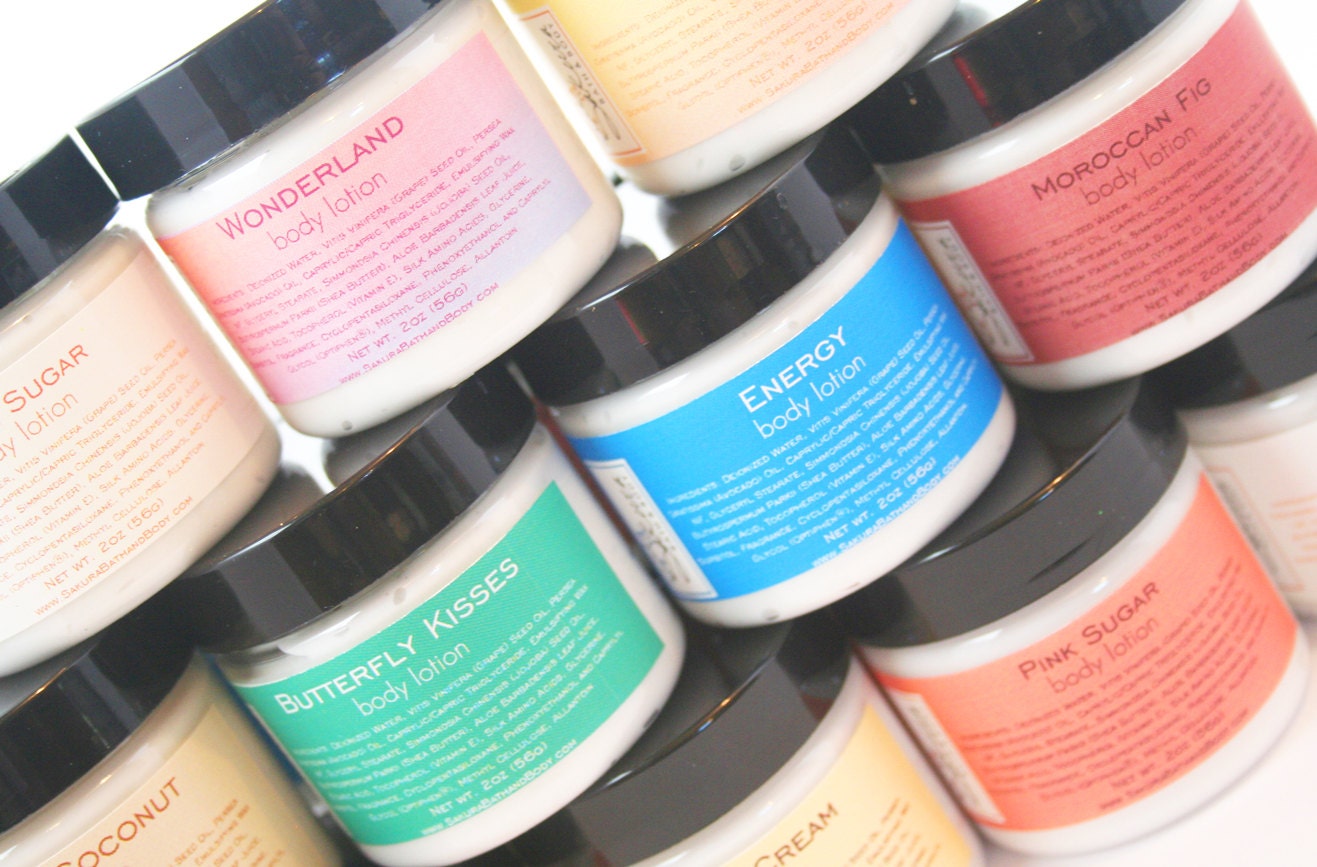 Body Lotion Gift Set Sample Size Gift for Her Gift for