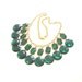 Chandelier Emerald Green Crystal Bib Statement Necklace