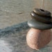 Rock Vase of Lake Superior Stone with a small glass vial