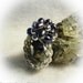 Silver Pearl Wire Woven Beaded Cocktail Ring Size 8