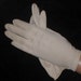 Vintage IVORY wrist length Gloves