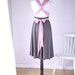 Two-Tone Convertible/Infinity Dress - Knee Length