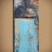 Large Painting Abstract mixed media on wood