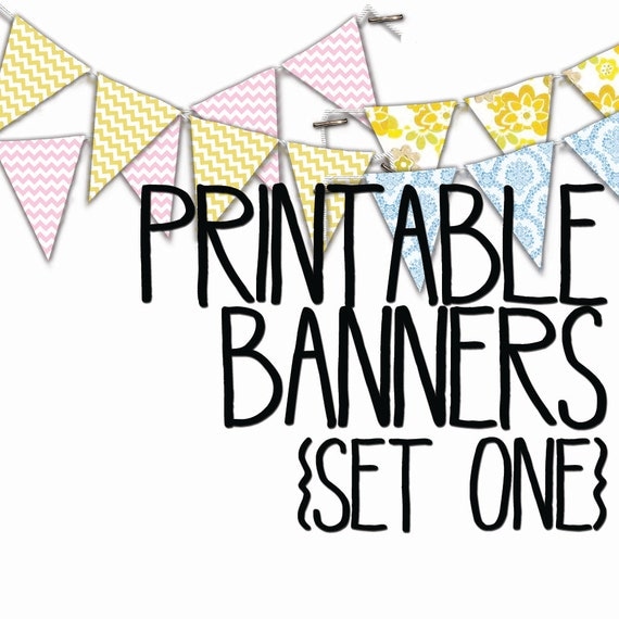 Birthday Cake Party Bunting. Printable Banner Set. DIY Special