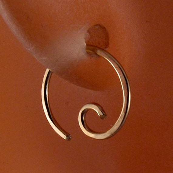 spiral cartilage earring