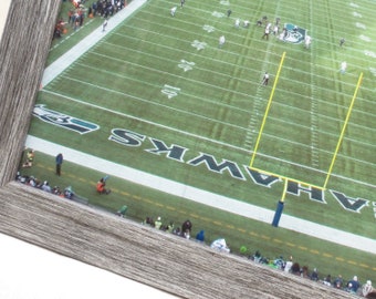 Seattle Seahawks Magnet Board - Magnetic Memo Board - Wall Decor - Framed Bulletin Board - Seattle Seahawks Design - includes magnets